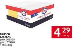 Transgourmet Fritsch lasagne Angebot