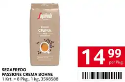 Transgourmet Segafredo passione crema bohne Angebot