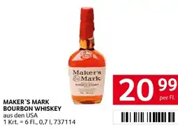 Transgourmet Maker's mark bourbon whiskey Angebot