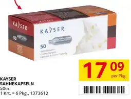 Transgourmet Kayser sahnekapseln Angebot