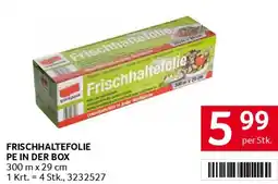 Transgourmet Frischhaltefolie pe in der box Angebot