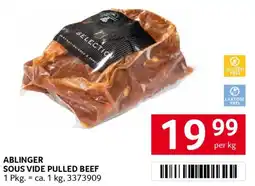 Transgourmet Ablinger sous vide pulled beef Angebot