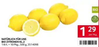 Natürlich für uns bio zitronen