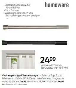 XXXLutz Vorhangstange-klemmstange Angebot