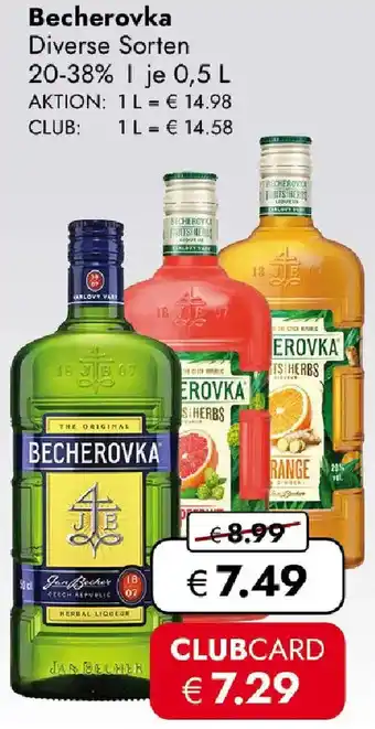 Travel FREE Becherovka Angebot