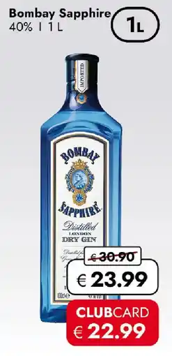 Travel FREE Bombay Sapphire Angebot