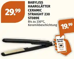 Müller Babyliss haarglätter ceramic straight 230 Angebot
