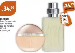 Müller Cerruti Pour Femme oder Eau de Toilette Angebot