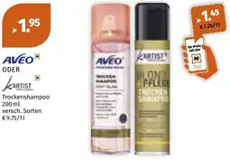 Müller Aveo oder trockenshampoo Angebot