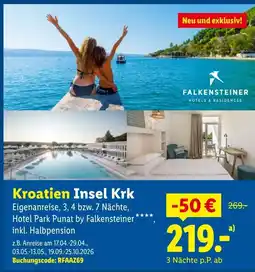 Lidl Reisen Kroatien Insel Krk Angebot