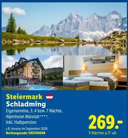 Lidl Reisen Steiermark Schladming Angebot