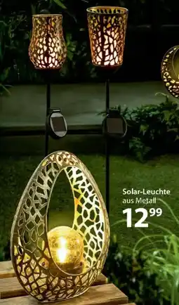 NKD Solar Leuchte aus Metall Angebot