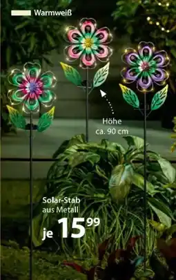 NKD Solar Stab aus Metall Angebot