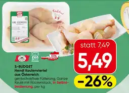 Spar S budget hendl keulenviertel aus österreich Angebot
