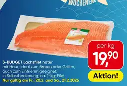 Spar S budget lachsfilet natur Angebot
