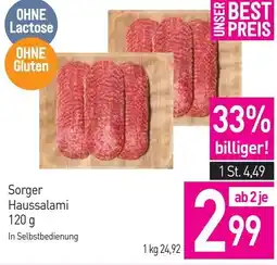 Sutterlüty Sorger Haussalami Angebot