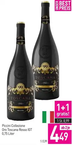 Sutterlüty Piccini collezione oro toscana rosso igt Angebot