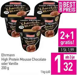 Sutterlüty Ehrmann High Protein Mousse Chocolate oder Vanille Angebot