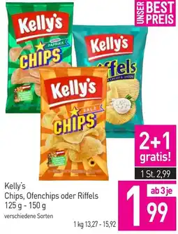 Sutterlüty Kelly's Chips, Ofenchips oder Riffels Angebot