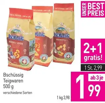 Sutterlüty Bschüssig Teigwaren Angebot