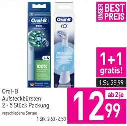 Sutterlüty Oral B Aufsteckbürsten Angebot