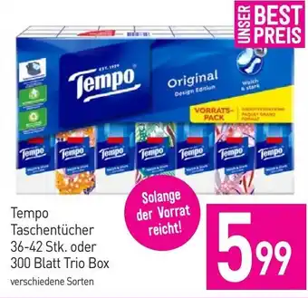 Sutterlüty Tempo Taschentücher Angebot