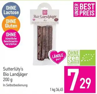 Sutterlüty Sutterlüty's Bio Landjäger Angebot
