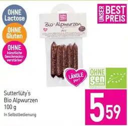 Sutterlüty Sutterlüty's Bio Alpwurzen Angebot