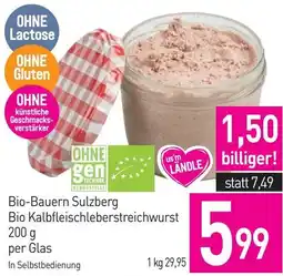 Sutterlüty Bio-Bauern Sulzberg Bio Kalbfleischleberstreichwurst Angebot