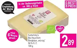Sutterlüty Sutterlüty's bio heumilch bergkäse „würzig" 50% f.i.t. Angebot