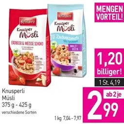 Sutterlüty Knusperli Müsli Angebot