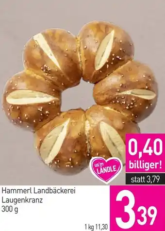 Sutterlüty Hammerl Landbäckerei Laugenkranz Angebot
