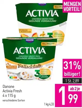 Sutterlüty Danone activia fresh Angebot