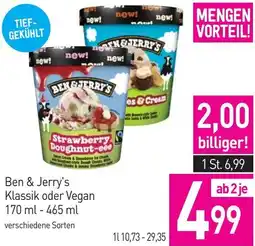 Sutterlüty Ben & Jerry's Klassik oder Vegan Angebot