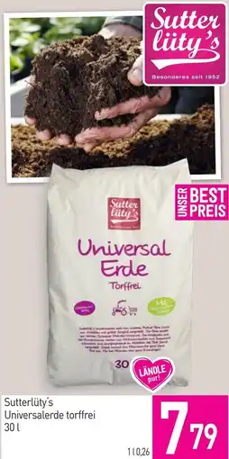 Sutterlüty Sutterlüty's Universalerde torffrei Angebot