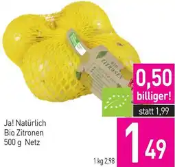 Sutterlüty Ja! Natürlich Bio Zitronen Angebot