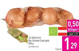 Sutterlüty Ja! Natürlich Bio Zwiebel Zopf gelb Angebot