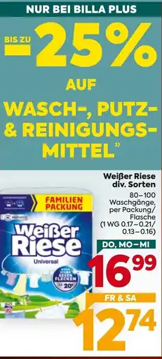 Billa Weißer Riese Angebot