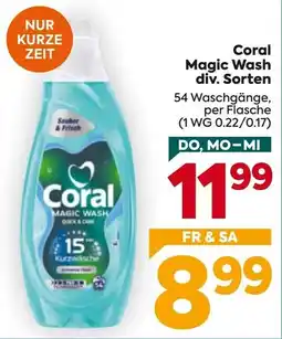 Billa Coral Magic Wash Angebot