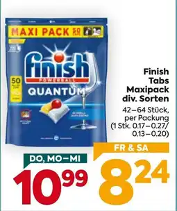 Billa Finish Tabs Maxipack Angebot