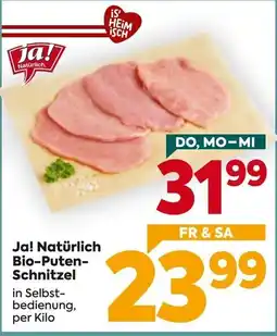 Billa Bio Puten Schnitzel Angebot