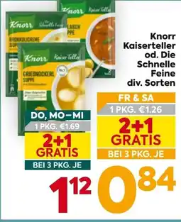 Billa Knorr Kaiserteller Angebot
