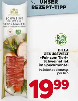 Billa Schweinefilet im Speckmantel in Selbstbedienung Angebot