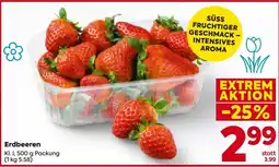 Billa Erdbeeren Angebot
