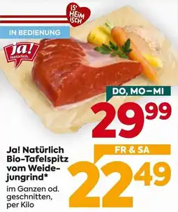 Billa Bio Tafelspitz vom Weide jungrind Angebot
