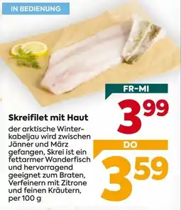 Billa Skreifilet mit Haut Angebot