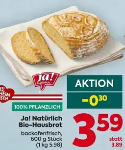 Billa Bio Hausbrot Angebot
