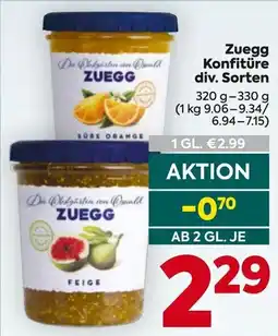 Billa Zuegg Konfitüre Angebot
