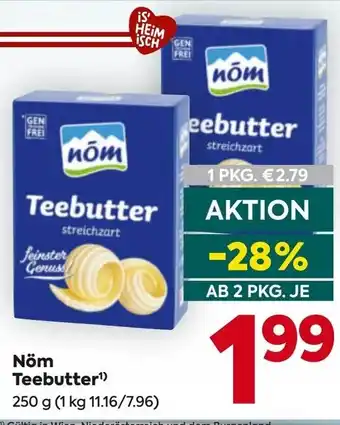 Billa Nöm Teebutter Angebot