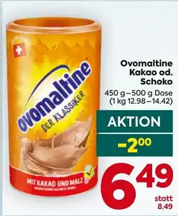 Billa Ovomaltine Angebot